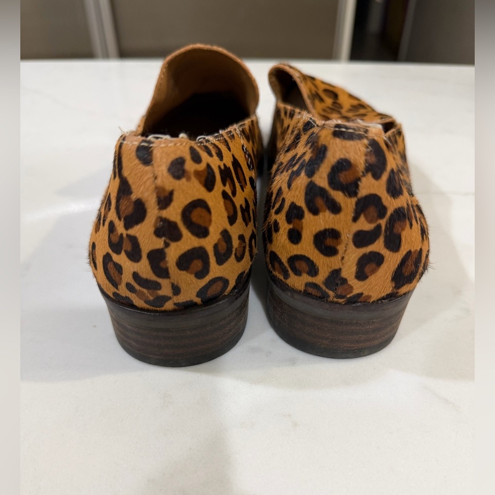 Lucky Brand Leopard Print Loafers in Tan and Black - Picture 4 of 8